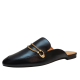 Coach Women's Sawyer Slide Loafers Leather Black 7B  from Affordable Designer Brands