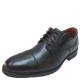 Clarks Mens Whiddon Cap-Toe Genuine Leather Oxfords Black 8.5M US 7.5G UK 41.5 EU Affordable Designer Brands
