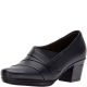 Clarks Collection Women's Emslie Warbler Leather Shooties Black 8M from Affordabledesignerbrands.com