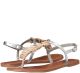 Carlos By Carlos Santana Finley Fringe Flat Thong Sandal Natural