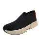 DKNY Womens Casual Shoes Marcel Fabric Slip On Sneakers 8M Black from Affordable Designer Brands