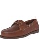 Dockers Men's Vargas 2 Eye Dark Tan Leather Boat Shoes  8M from Affordable Designer Brands