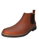 Deer Stags Mens Rockland Chelsea Boots Dark Luggage Brown 10.5W Affordable Designer Brands
