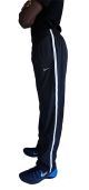 Nike 115861 Mens Athletic Black and White Track pants