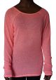 Ideology Raglan-Sleeve Mesh Medium Pink Active Top 