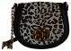 Emma Fox Saranac Leather Haircalf Flap Crossbody Handbag