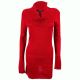 Energie Women Juniors  Illiana Metallic Cowl Tunic Sweater Jester Red Medium