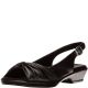 Easy Street Fantasia Sandals Faux Leather Black 9M from Affordable Designer Brands