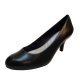 Easy Street Womens High Heel Dress Shoes Passion Slip on Pumps 8W Black from Affordable Designer Brands