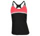 Fila Tennis Platinum Cami Tank Top Small Charcoal White Diva Pink