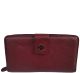 Giani Bernini Softy Leather All-In-One Medium Pink Shiraz Wallet