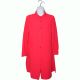 Grace Elements Women Tunic Button Down Long Sleeve Shirt Jazzy Red Medium Affordable Designer Brands