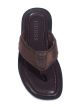 Guess Mens Shoes, Terrance Sandals Dark Brown 11