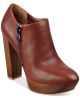 Guess Womens Paprikaa Platform Shooties Brown 8M Affordable Designer Brands