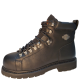 Harley Davidson Mens Dipstick Steel Toe Work Boots Leather Black 7.5 W Affordable Designer Brands