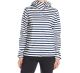 Helly Hansen Blue and White Striped Waterproof Windproof Nine K Rain Jacket