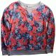 Hippie Rose Juniors Printed Pullover Sweater Peach Floral  Affordable Designer Brands