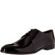HUGO Men's Dress Appeal Patent Leather Derby Oxfords Black 8M Affordable Designer Brands