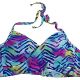 Hula Honey Printed Twist-Front Bikini Top