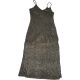 In Awe of You by Awesomeness TV Juniors Sleeveless Metallic Camisole Dress Gold Medium