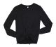 Ideology Soft Knotted Hem Long Sleeve Sweatshirt Black Large