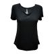 Ideology Slit-Back T-Shirt Black Medium