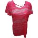 Ideology Printed Crisscross-Back Tee Flash mode Tie Dye