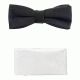 Inc International Concepts Mens Velvet Pre-Tied Bow Tie Black Velvet Affordable Designer Brands
