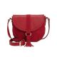 INC International Concepts Ella Saddle Bag Wine  front Affordable Designer Brands
