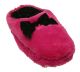 INC International Concepts Plush Bow Clog Slippers, Fuchsia