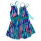 Just Beachin Marble Julia Empire Tankini Top 