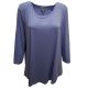 JM Collection Scoop-Neck Top New Soft Iris Purple