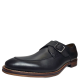 Johnston Murphy Mens Conrad Embossed Dress Monk-Strap Leather Black 9 M US 8 UK 42 EU from Affordable Designer Brands