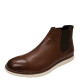 Johnston Murphy Mens Eaton Chelsea Boot Leather Tan Brown 10M