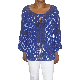 Jessica Simpson Juniors Printed Alaya Lace-Trim Top