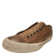 John Varvatos Bootleg Men's Vulcanize Low Top Lace-up Sneakers Leather Tan 9M Affordable Designer Brands