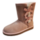 Koolaburra By UGG Womens Shoes Victoria Short Suede Winter Boots Peach Whip 8M from Affordable Designer Brands