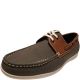 Unlisted by Kenneth Cole Men's Comment-After Slip-on Boat Shoes Brown 8.5 M from Affordable Designer Brands
