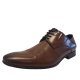 Kenneth Cole New York Mens Shoes Mix-Er Cognac Brown Leather Oxfords 10.5 M