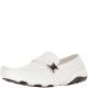Kenneth Cole Reaction Men's Leather Toast 2 Me Drivers White 11.5M from Affordabledesignerbrands.com