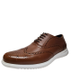 Kenneth Cole Unlisted Men's Nio Wingtip Dress Casual Oxfords Cognac 9 M Affordable Designer Brands
