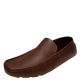 Unlisted by Kenneth Cole Mens Hope Textured Drivers Loafers Cognac 11.5M Affordable Designer Brands