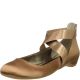 Kenneth Cole Reaction Women's Pro Time Ballet Flats Satin Mink 6M from Affordable Designer Brands