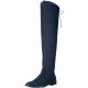 Kenneth Cole Reaction Womens Wind Chime Over The Knee Navy 5M from Affordable Designer Brands