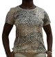 Karen Scott Womens Scoop Neck Short Sleeve Printed Top