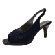 Karen Scott Womens Brooke Slingback Pumps Fabric Navy Micro 8W Affordable Designer Brands