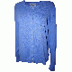 Karen Scott Long-Sleeve Crew-Neck Cardigan Regatta Blue Large 