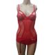 Lagent By Agent Provocateur Mariona Basque Sheer Bustier L085-25 Valentino Red 34B Affordable Designer Brands