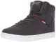 Levis Mens Jeffrey Hi Commuter Sneakers Navy Grey 10 M