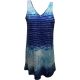 Ralph Lauren Women Stripe Short Nightgown Dress, X-Small Blue